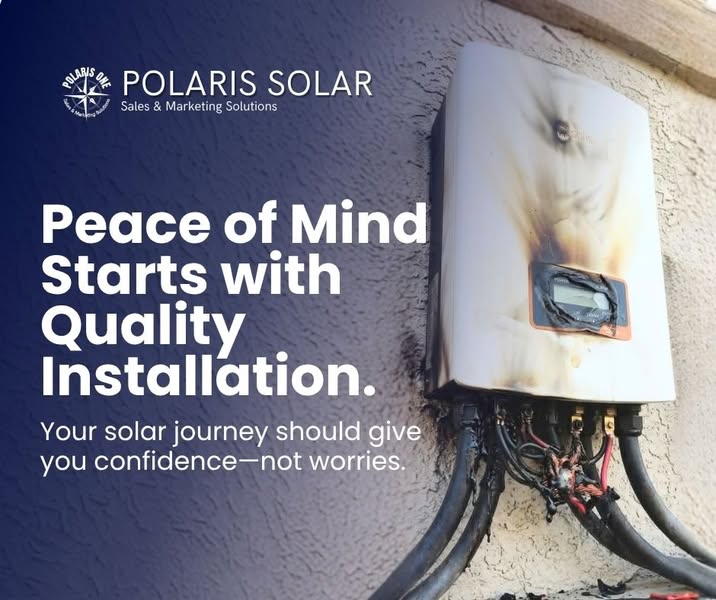 Polaris Solar quality installation educational post